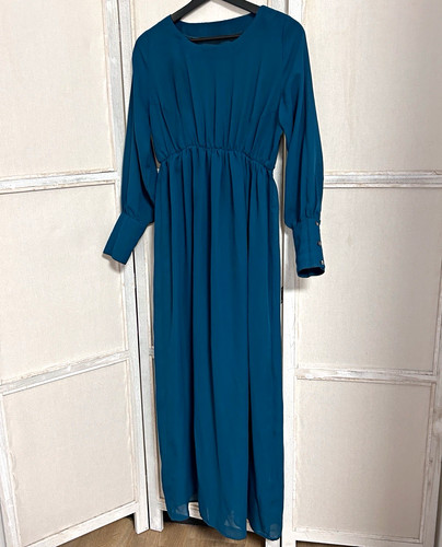Damen maxikleid unifarben - damen,