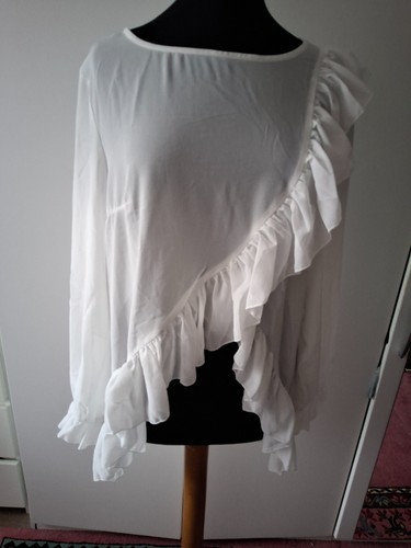 Zauberhafte damen bluse weiß - zauberhafte,