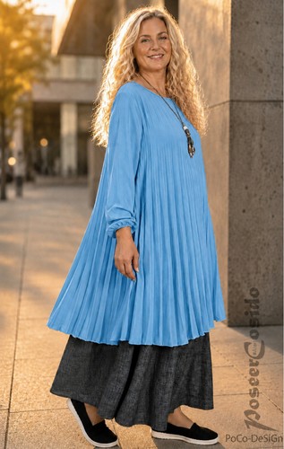 Lagenlook tunika chiffon shirt - lagenlook, chiffon-shirt