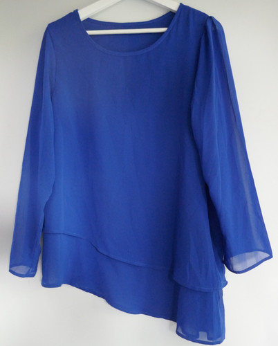Blaues shirt blusenshirt - 💜blaues,