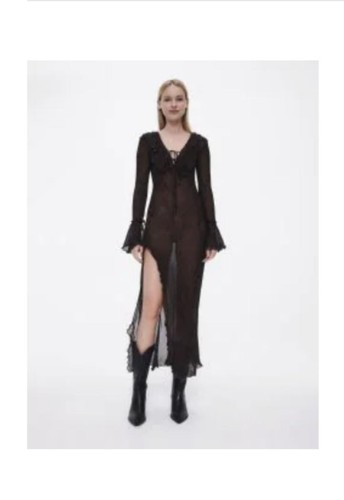 Kleid aus chiffon mit - aus,