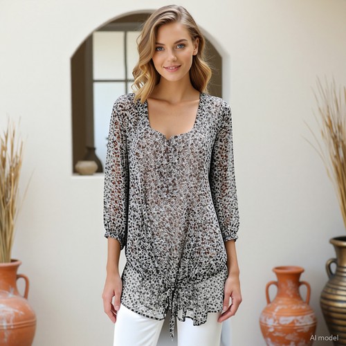 Boho romantik longshirt - romantik,