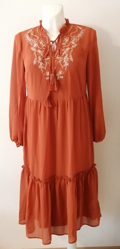 Sienna boho midi kleid - boho-midi-kleid, langarm