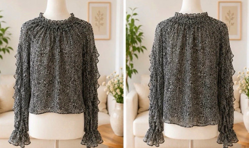 Damen chiffon bluse - damen,
