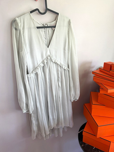 Kleid dress ballonärmel - kleid,
