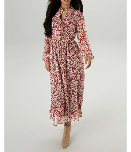 Aniston damen kleid chiffon - aniston,