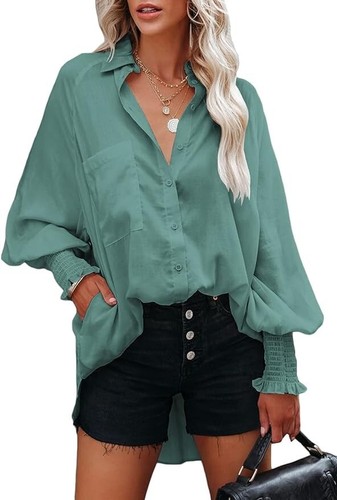 Elegante damen chiffon bluse - elegante,