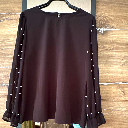 Damen bluse schwarz - bluse,