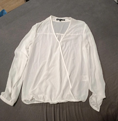 Damen bluse weiß basic - damen,