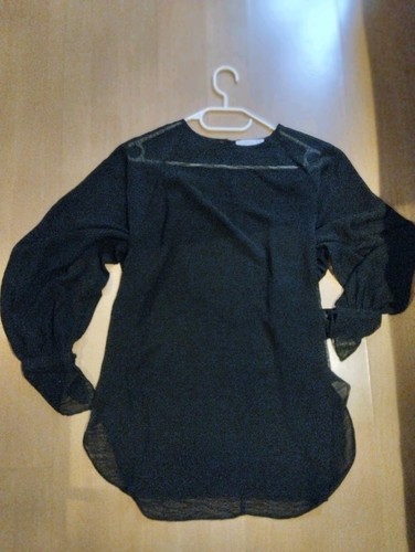 Chiffon bluse schwarz - chiffon,