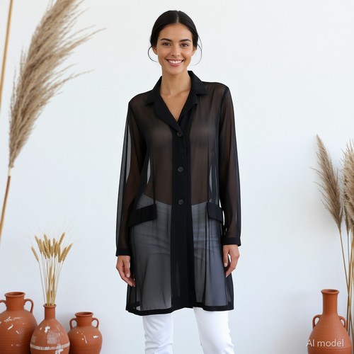 Blacky dress goth tunikakleid - dress,