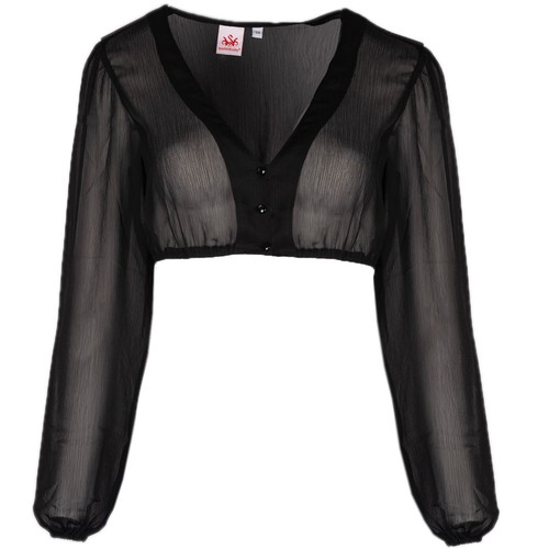 Dirndlbluse efeu schwarz - dirndlbluse,