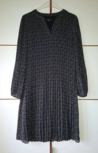 Comma kleid schwarz plissee - comma,