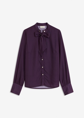 Chiffonbluse mit abnehmbarer