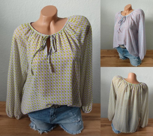 Italy damen bluse hängerchen - damen,