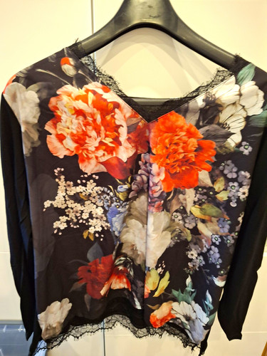 Punt roma damen chiffon bluse - roma,