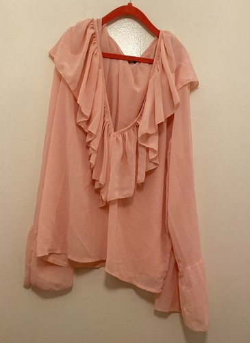 Boohoo bluse mit volants - mit,