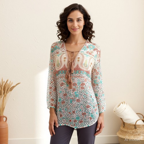 Boho hippie longshirt tunika - boho,