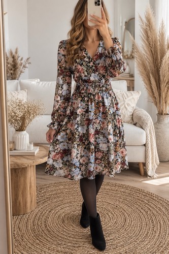 Fashion damen midikleid - damen, gr