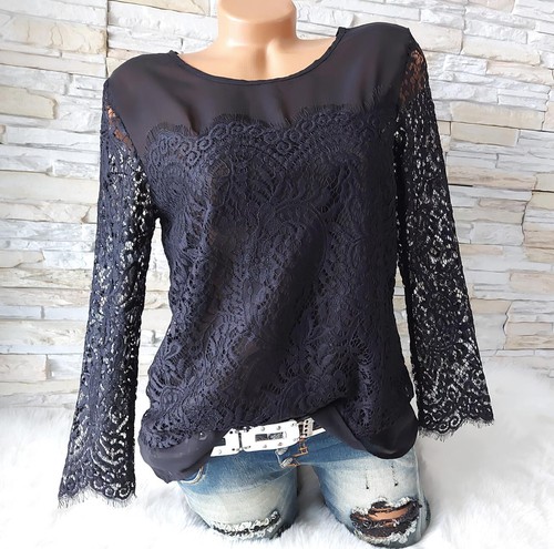 Edle bluse tunika spitze - edle,