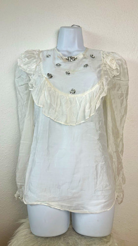 Vaner damen bluse weiß - bluse,