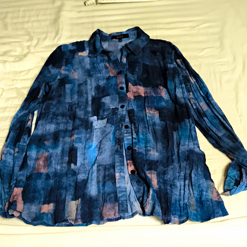 Bonita damen bluse 36 blau - damen,