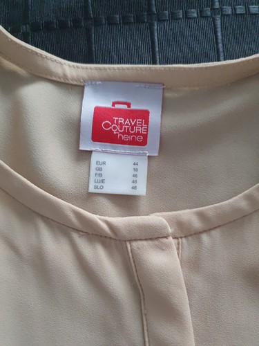 Chiffon bluse lang - bluse,