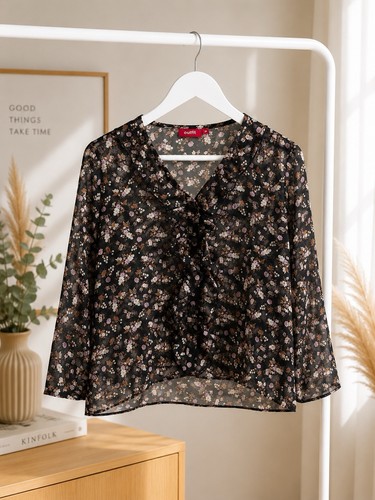 Outfit chiffonbluse schwarz - outfit,