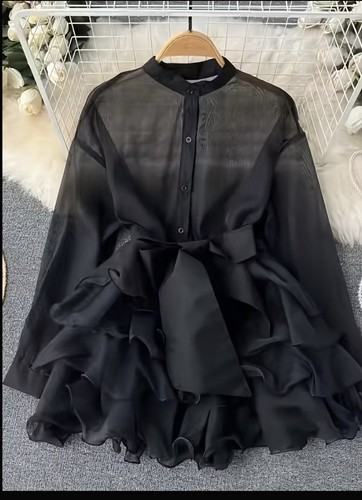 Damen chiffon maxikleid - damen,