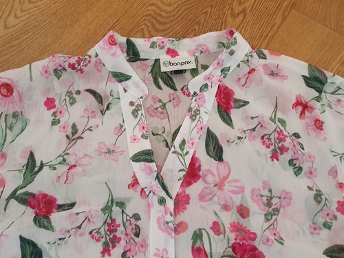 Chiffon langarm bluse bonprix - ,