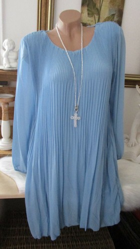 Neu italy tunika kleid - italy, plissee