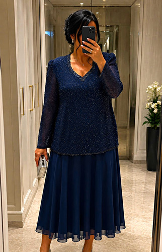 Hofmann damen abendkleid blau - hofmann,