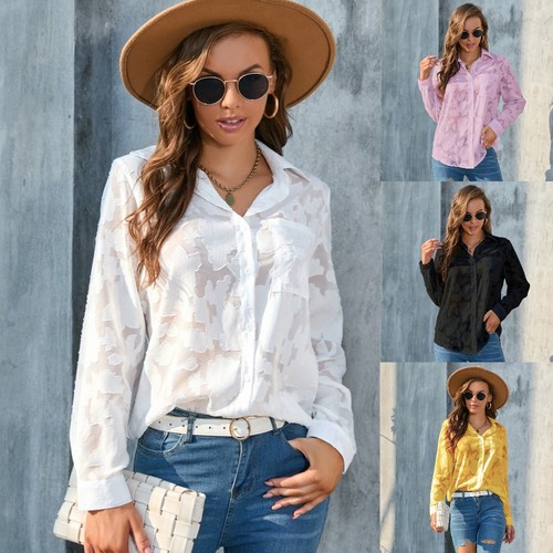 Damen chiffon tunika - damen, langarm