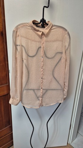 Zara bluse aprikofarben - zara,