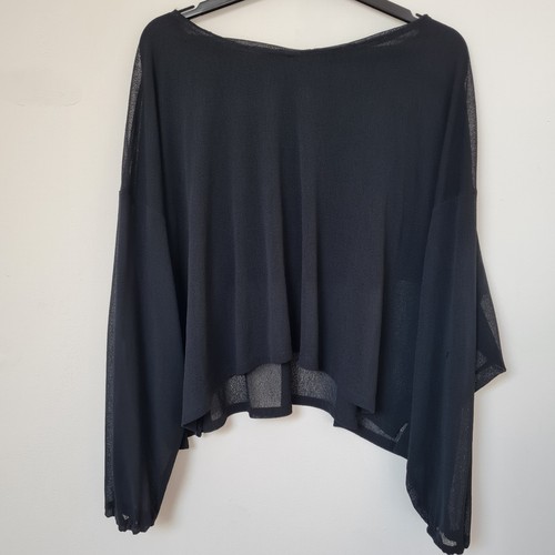Schwarze chiffon bluse - schwarze,